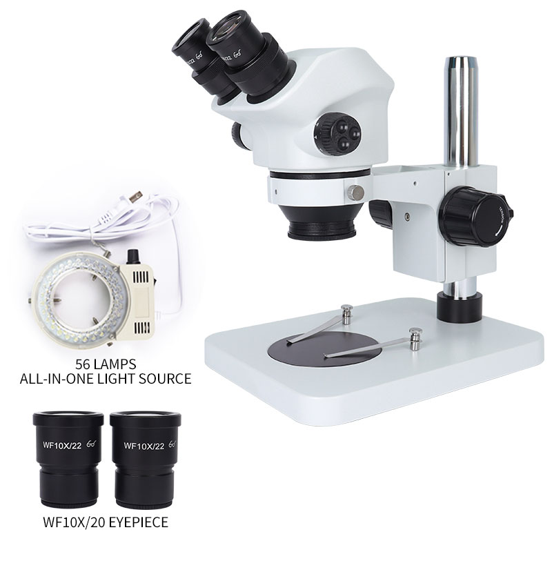 Jewelry Repair & Watches Durham Nc - SANQTID TD-750 Trinocular Microscope 7-50X Times