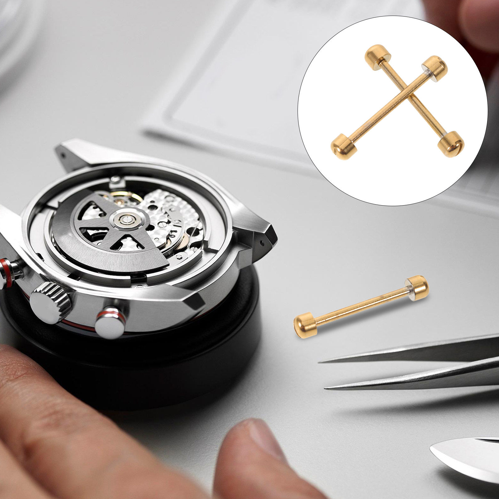 Watch Strap Replacement - 2Pcs Watch Bracelet Screw Pin Band