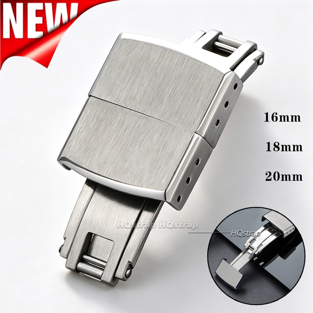 Watch Strap Replacement - Folding Watch Buckle 16mm 18mm 20mm