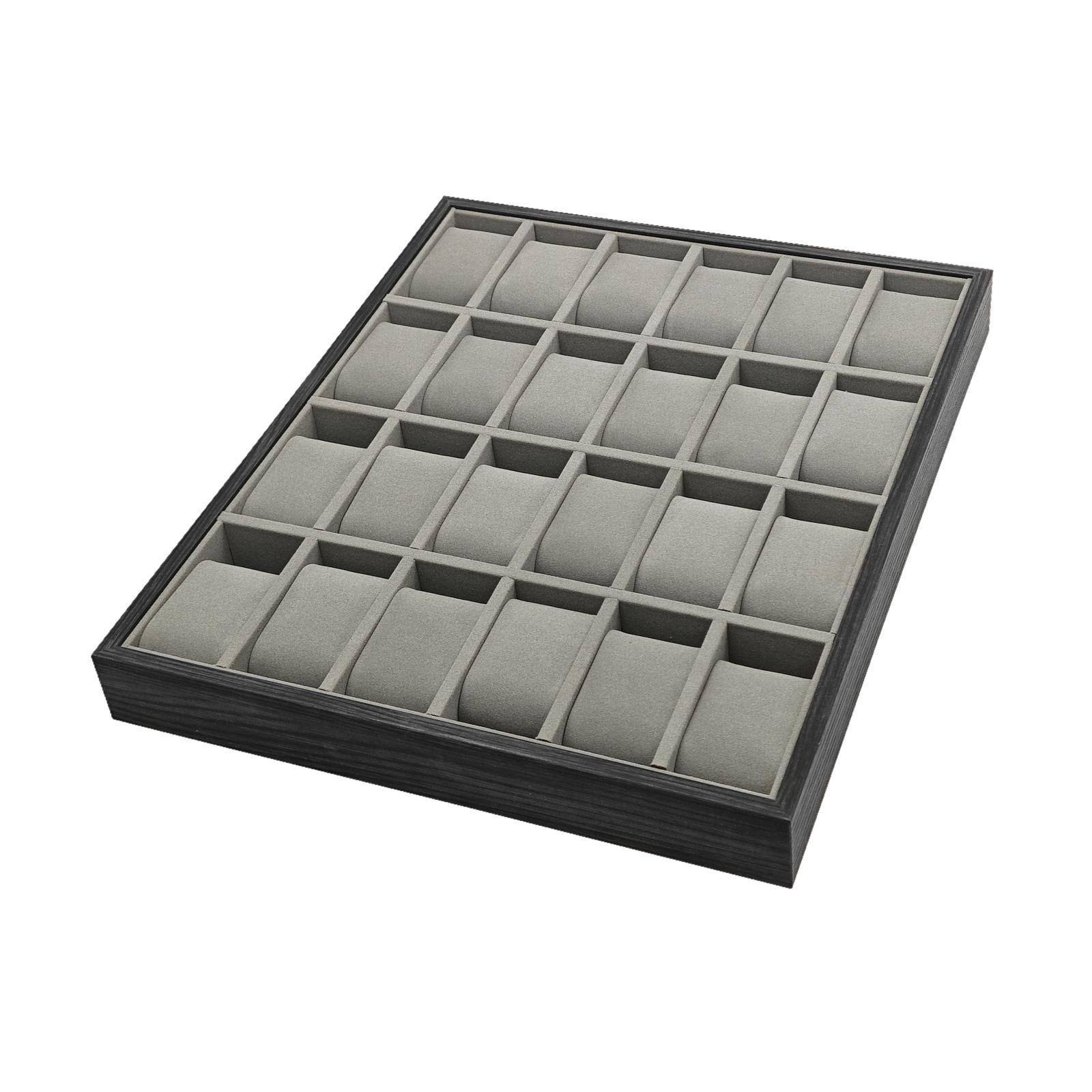 24 Slot Wooden Watch Storage T - Jewelry And Watches Exhibition review and price