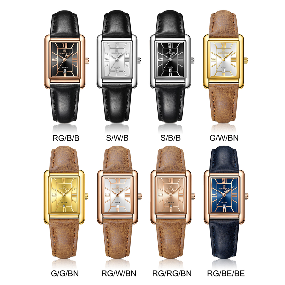 NAVIFORCE Women's Elegant Rect - Jewelry Like Watches review and price