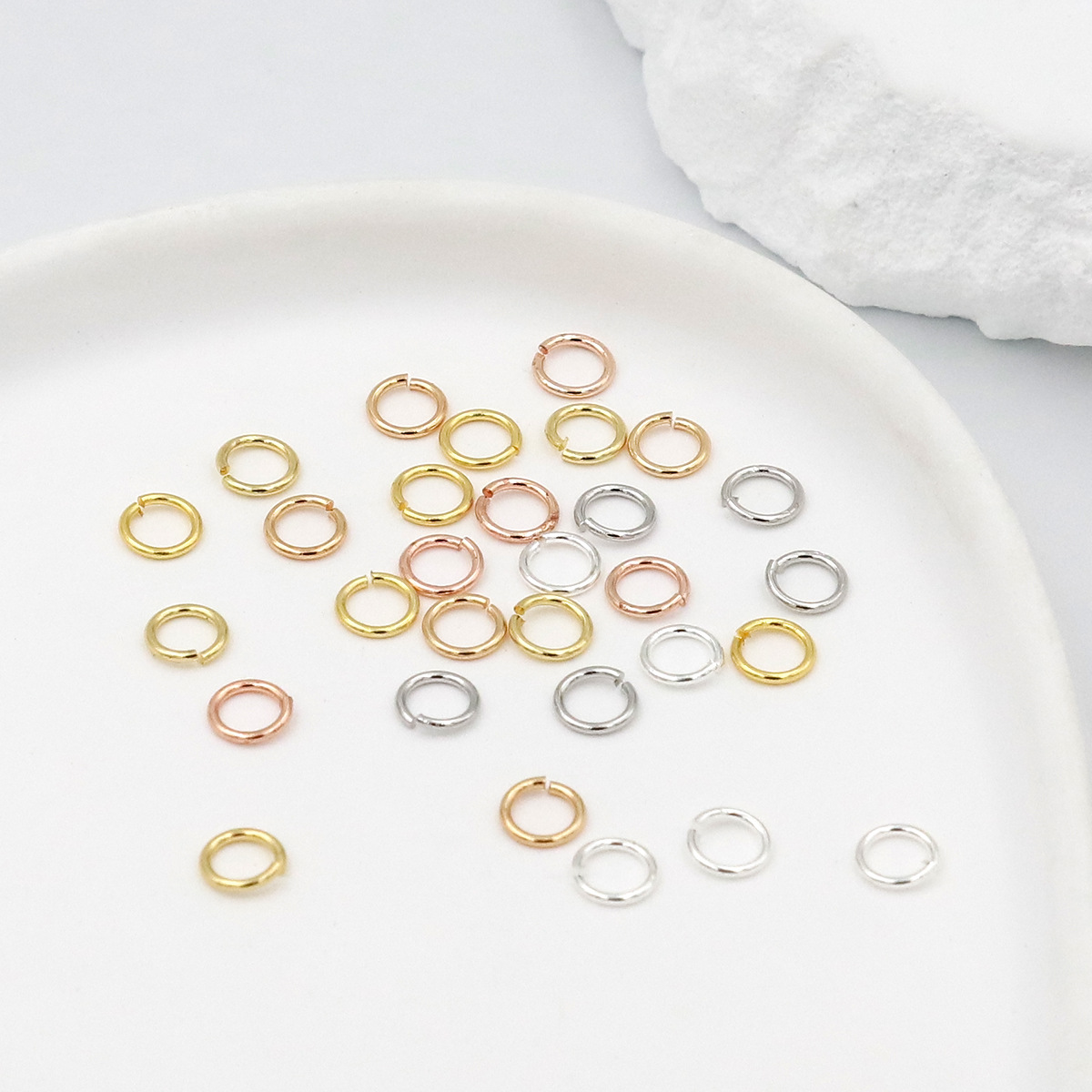 A Pack 925 Silver Open Jump Ri - Hoop Earrings review and price