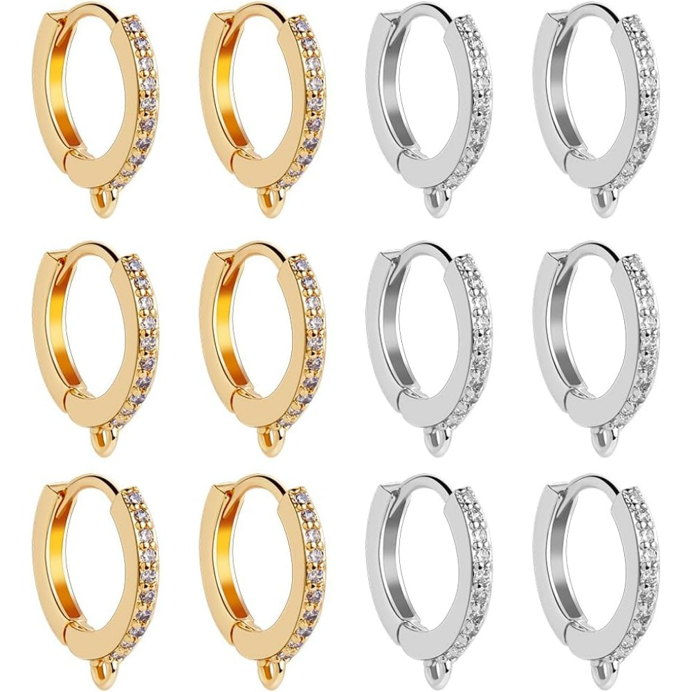 1 Box 12Pcs Round Leverback Ho - Hoop Earrings review and price