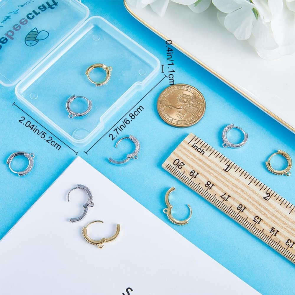 1 Box 12Pcs Round Leverback Ho - Hoop Earrings review and price