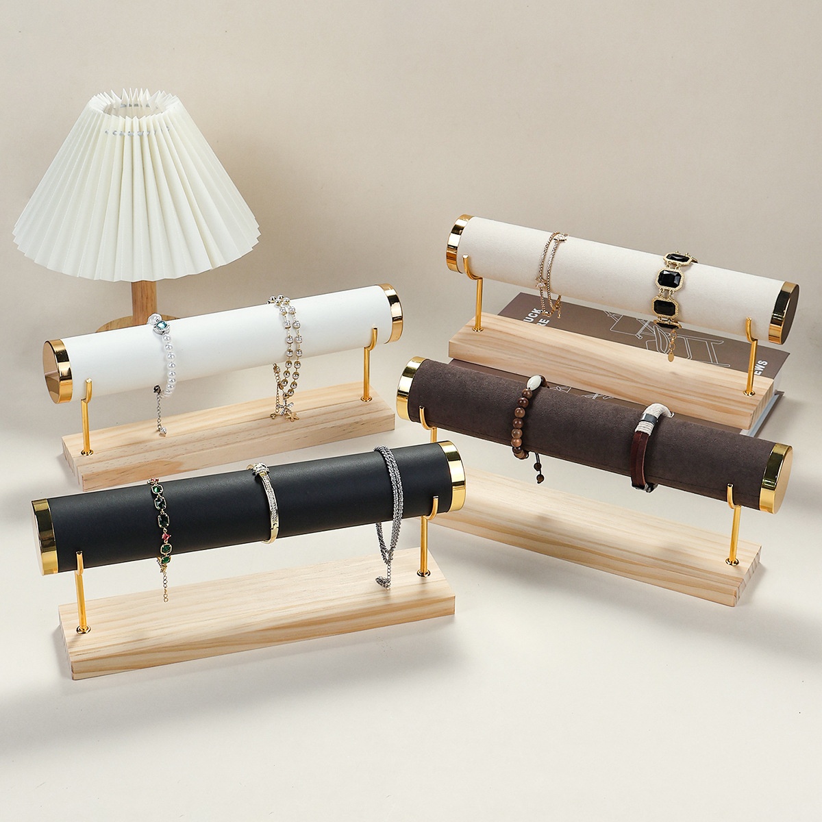 Solid Wood Jewelry Display Sta - Jewelry And Watches Exhibition review and price