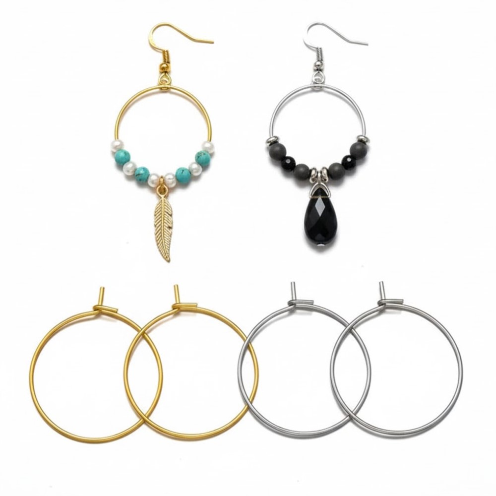 50Pcs 316 Stainless Steel 15 2 - Hoop Earrings review and price