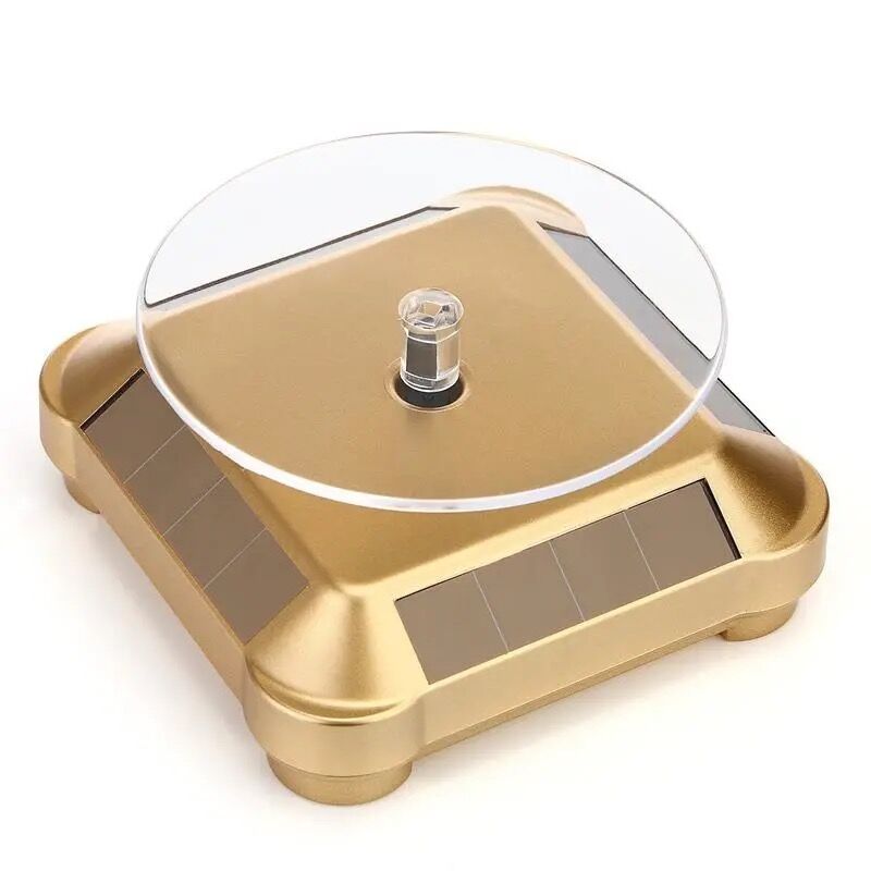 360 Degree Turntable Solar Rot - Jewelry And Watches Exhibition review and price