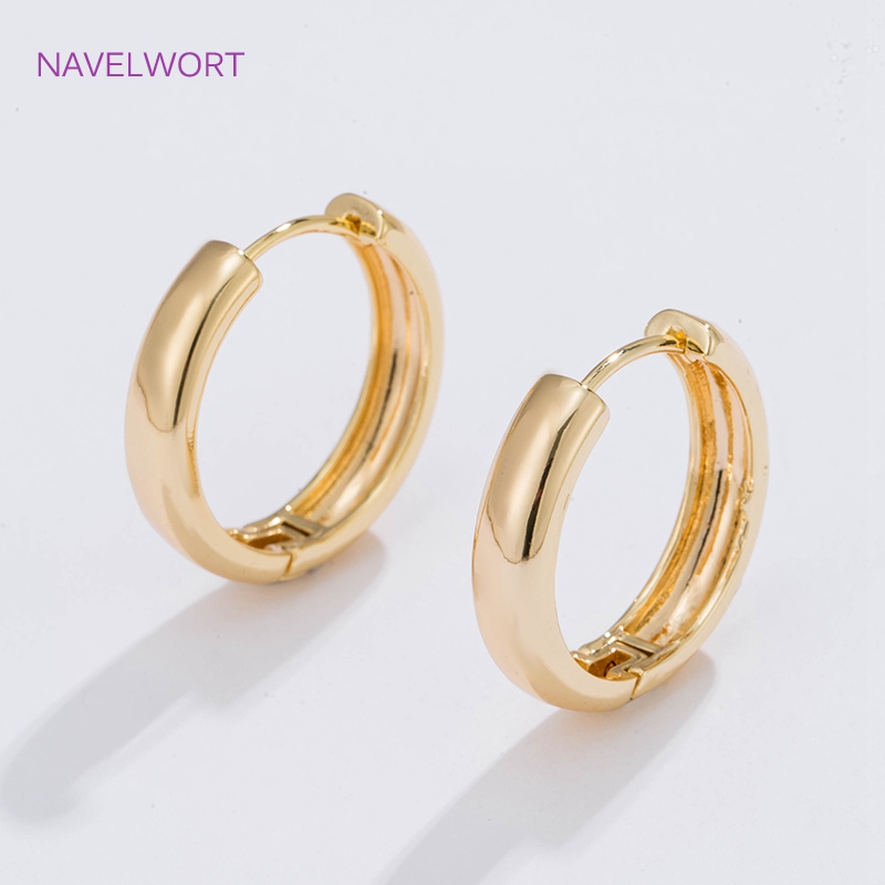 6 Sizes Gold Plated Circle Hoo - Hoop Earrings review and price