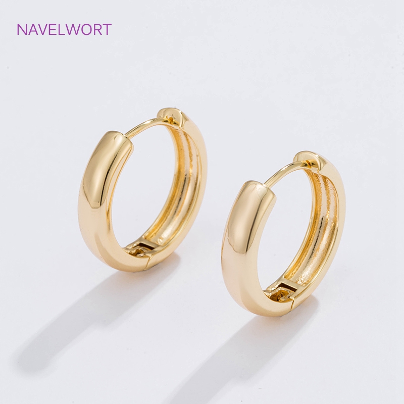 6 Sizes Gold Plated Circle Hoo - Hoop Earrings review and price