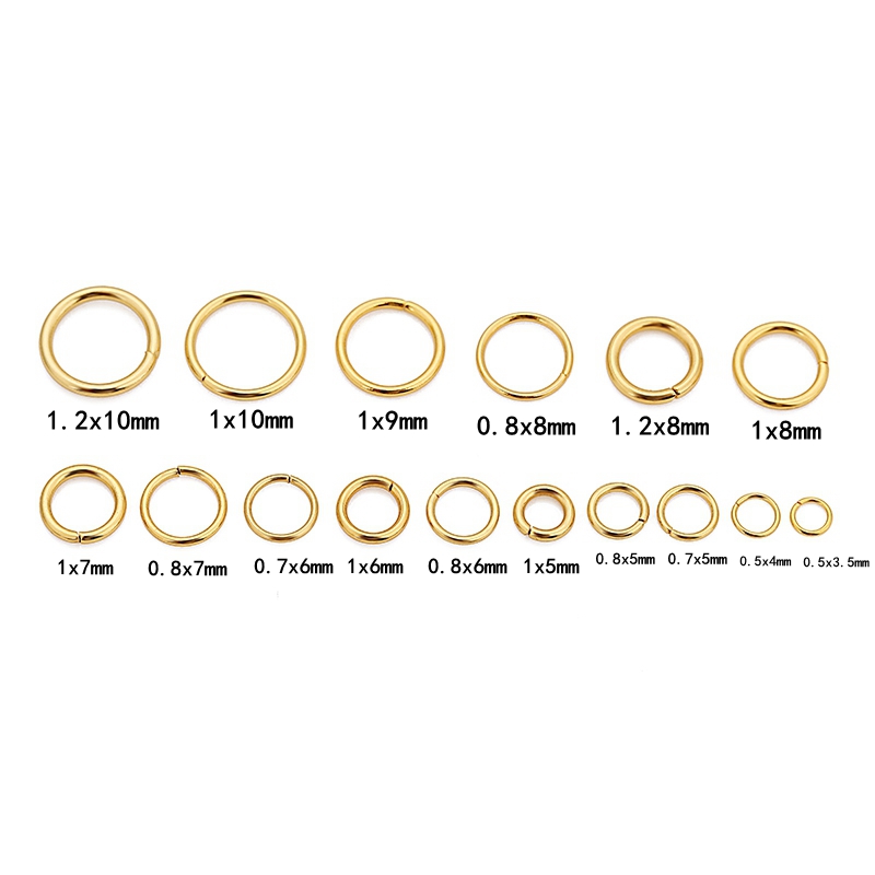 100pcs 3.5/4/5/6/7/8/9/10mm Ev - Hoop Earrings review and price