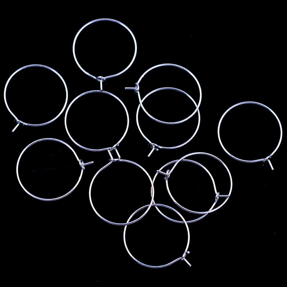 1000Pcs Silver Tone Wine Glass - Hoop Earrings review and price