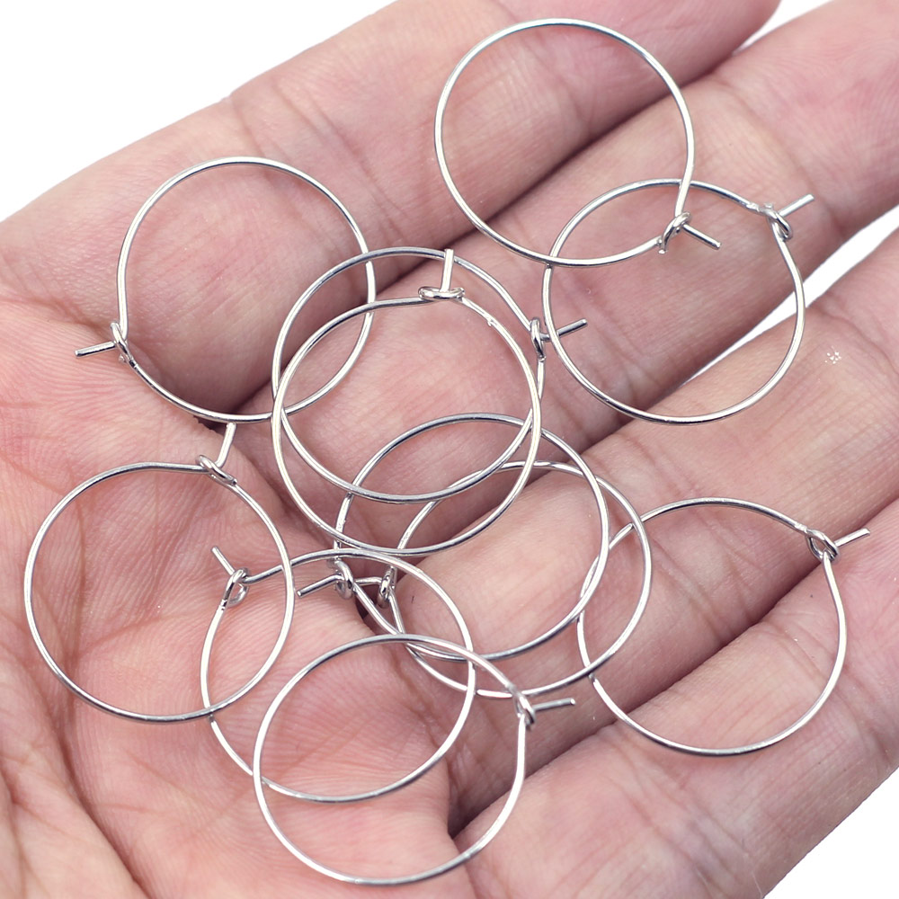 1000Pcs Silver Tone Wine Glass - Hoop Earrings review and price