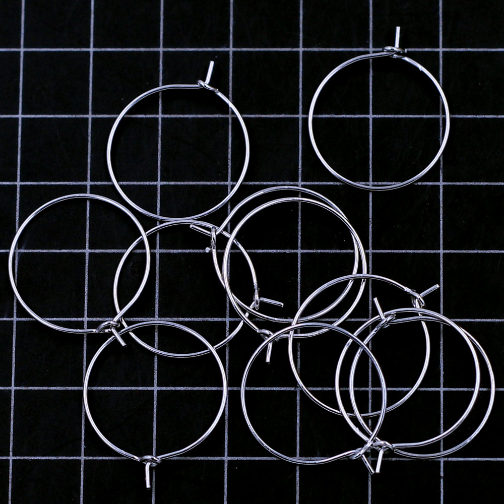 1000Pcs Silver Tone Wine Glass - Hoop Earrings review and price