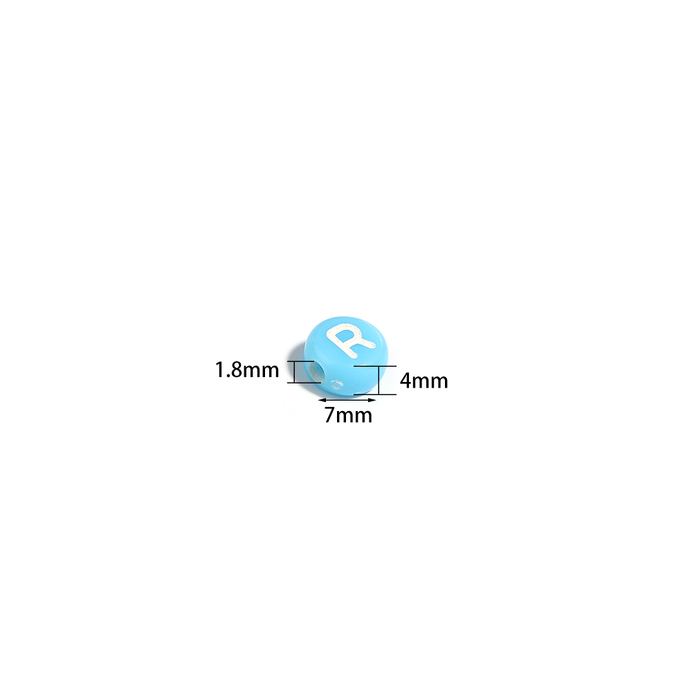 100pcs 7mm Acrylic Mixed Lette - Jewelry Quotes review and price
