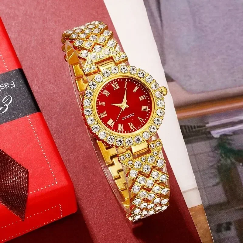 Golden Luxury Watch Women Ring - Jewelry Like Watches review and price