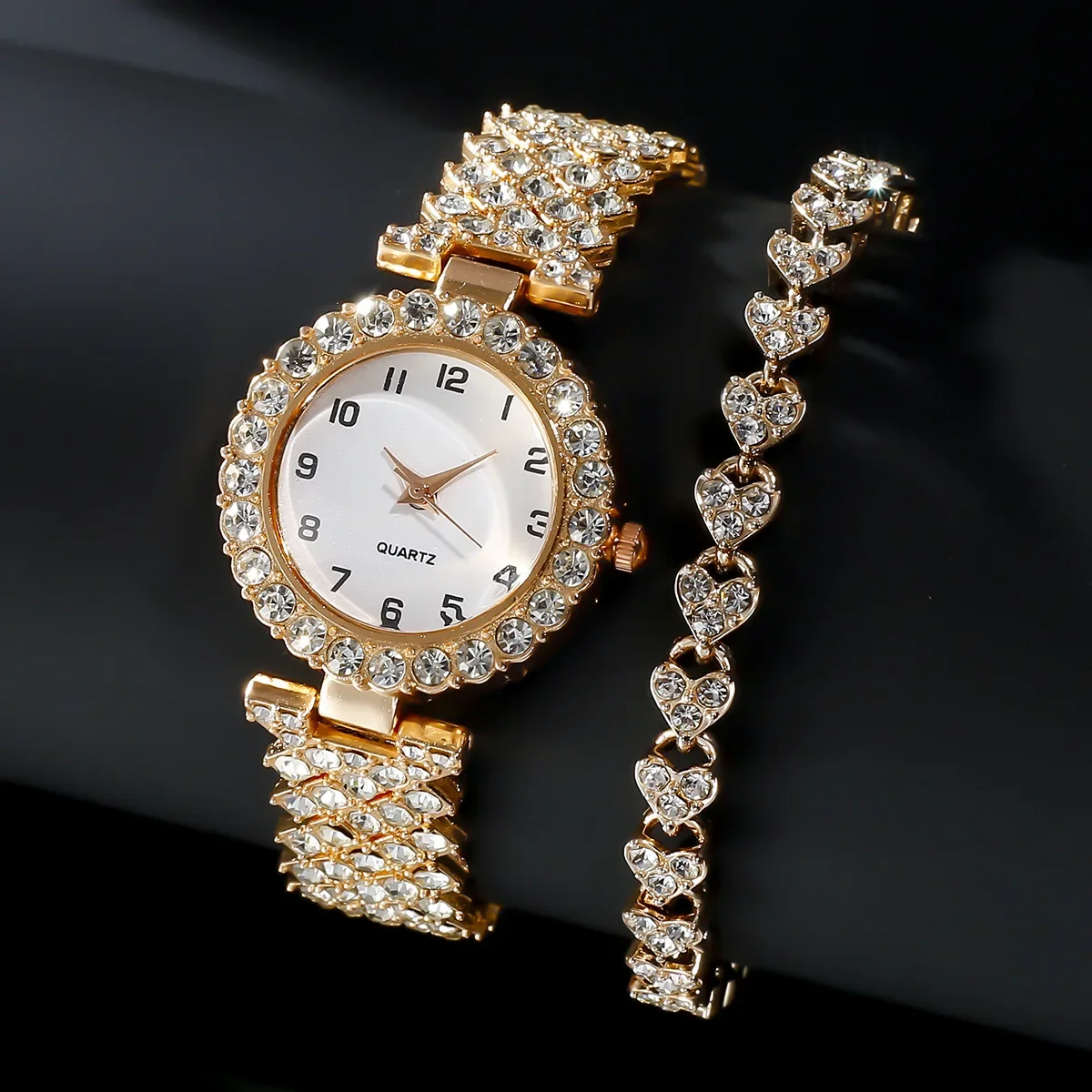 1pcs/2pcs Luxury Fashion Women - Jewelry Like Watches review and price