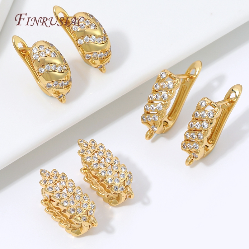 18K Gold Plated Cubic Zirconia - Hoop Earrings review and price