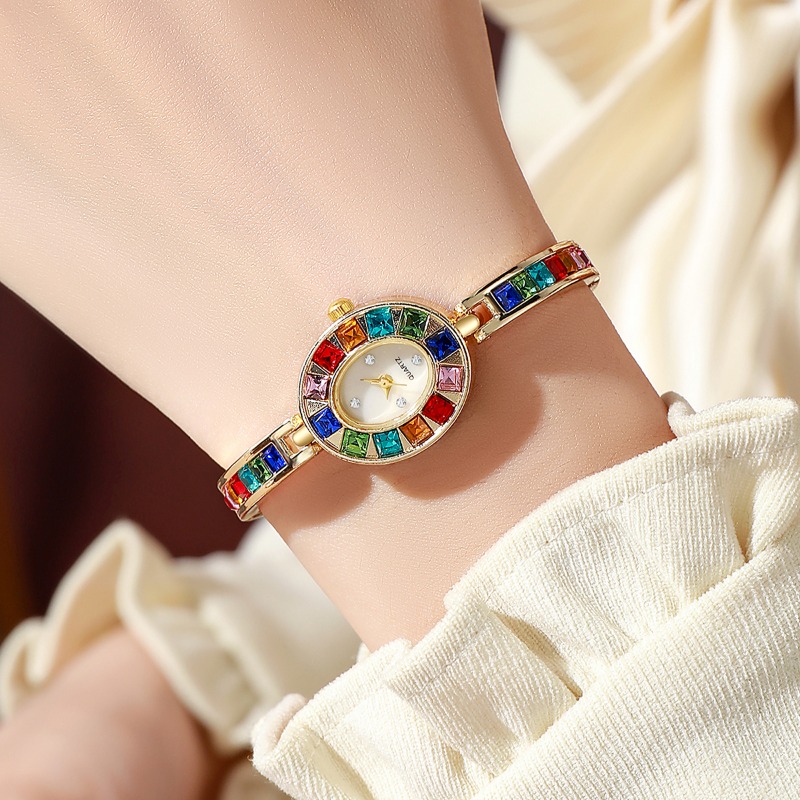 2pcs Elegant Colorful Rhinesto - Jewelry Like Watches review and price