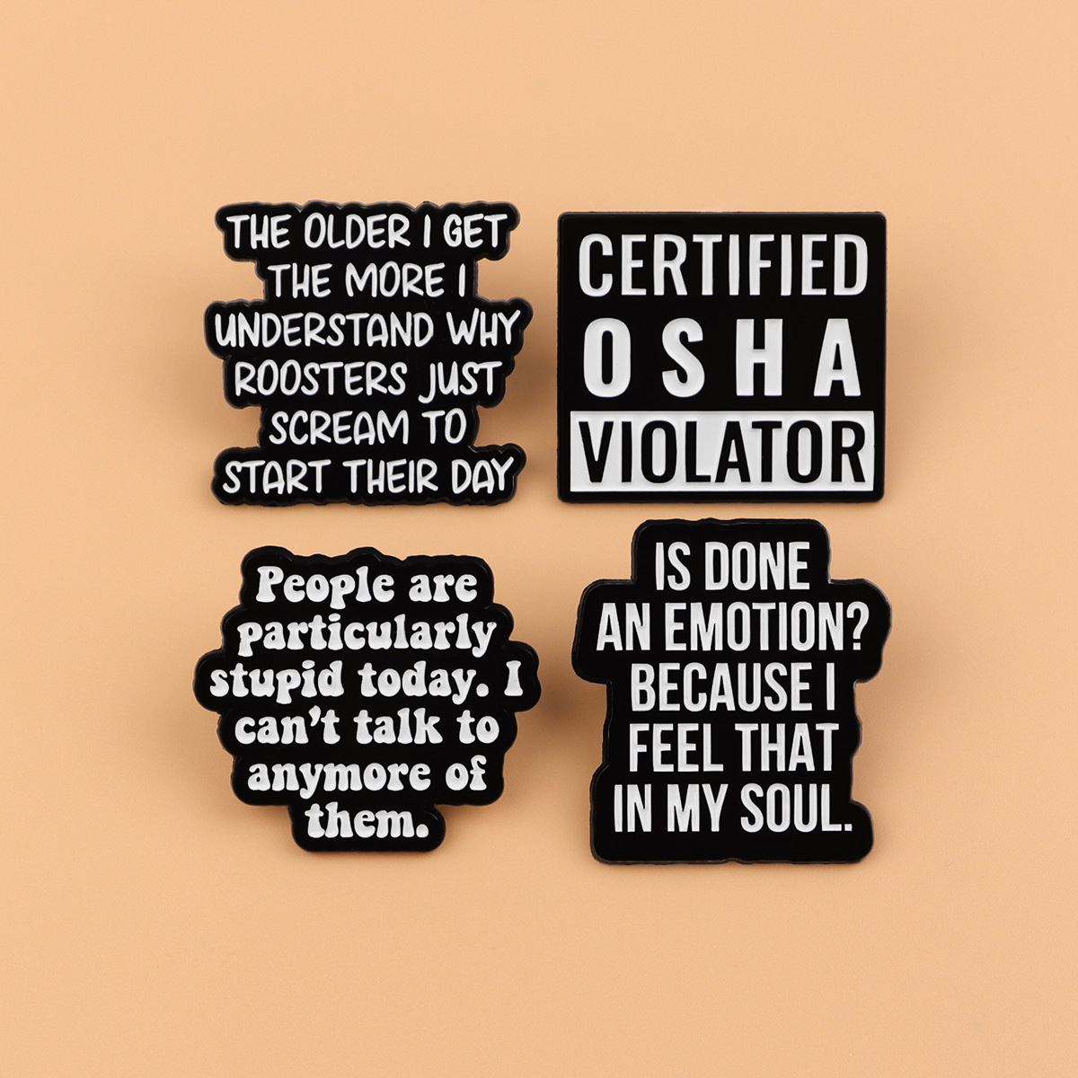 Fashion Quote Brooches Pins Cr - Jewelry Quotes review and price