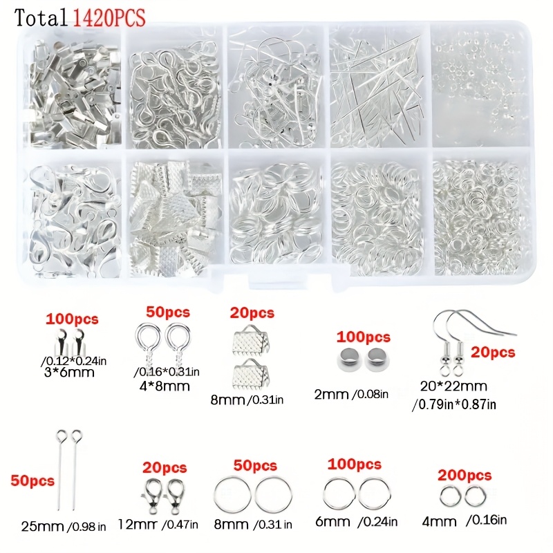 1420pcs 1box Jewelry Findings  - Jewelry Repair & Watches Durham Nc review and price
