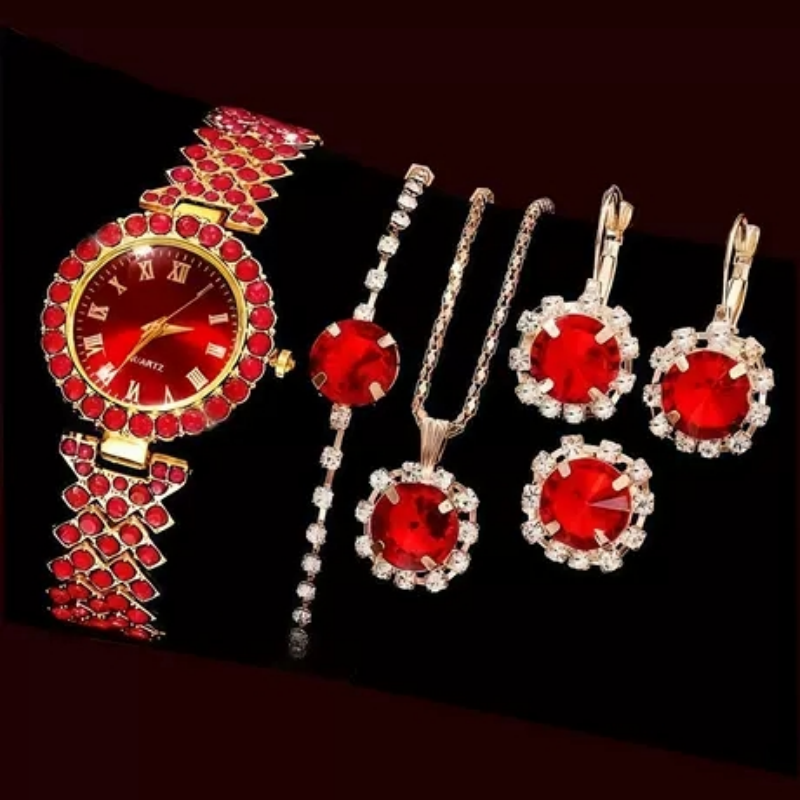 6PCS Elegant Women's Fashion J - Jewelry Like Watches review and price